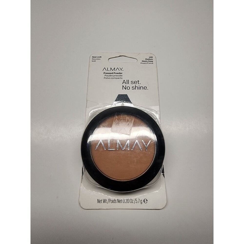 Almay Pressed Setting Powder Lightweight Matte All Set No Shine 400 Medium Deep
